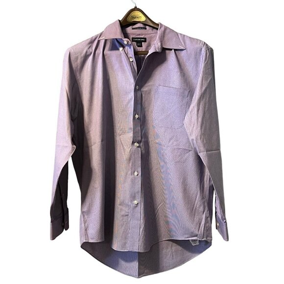 Lands Mens Shirt 16 1/2 34 Business Casual Office‎ Wear Neutral Occasion Wedding - Picture 1 of 12